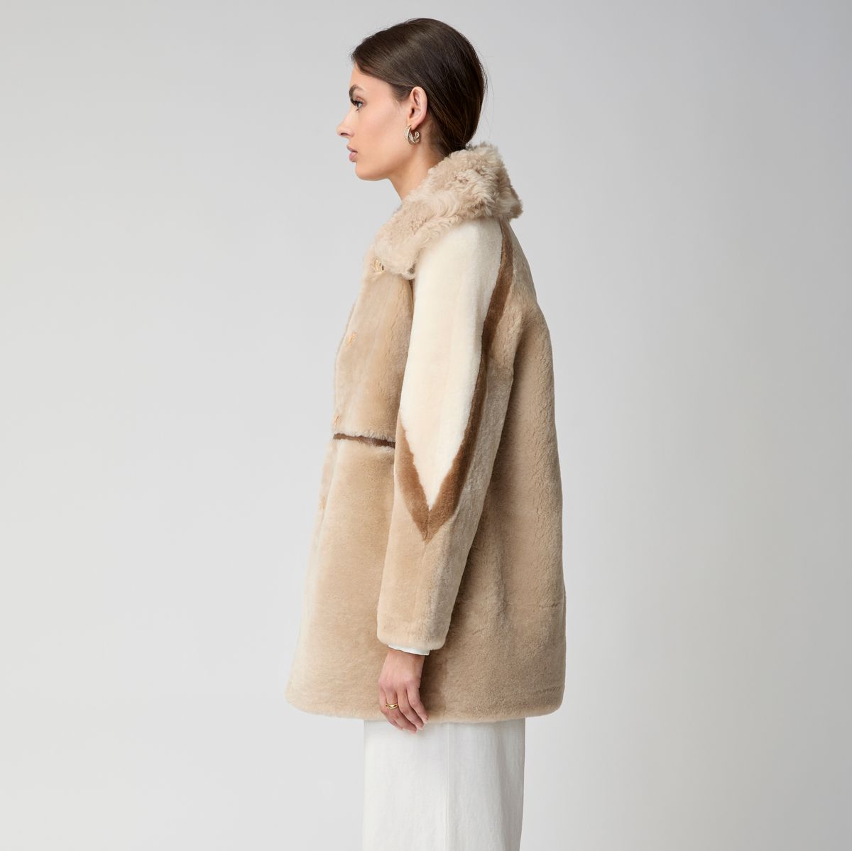 Anika jakke Beige / Brun