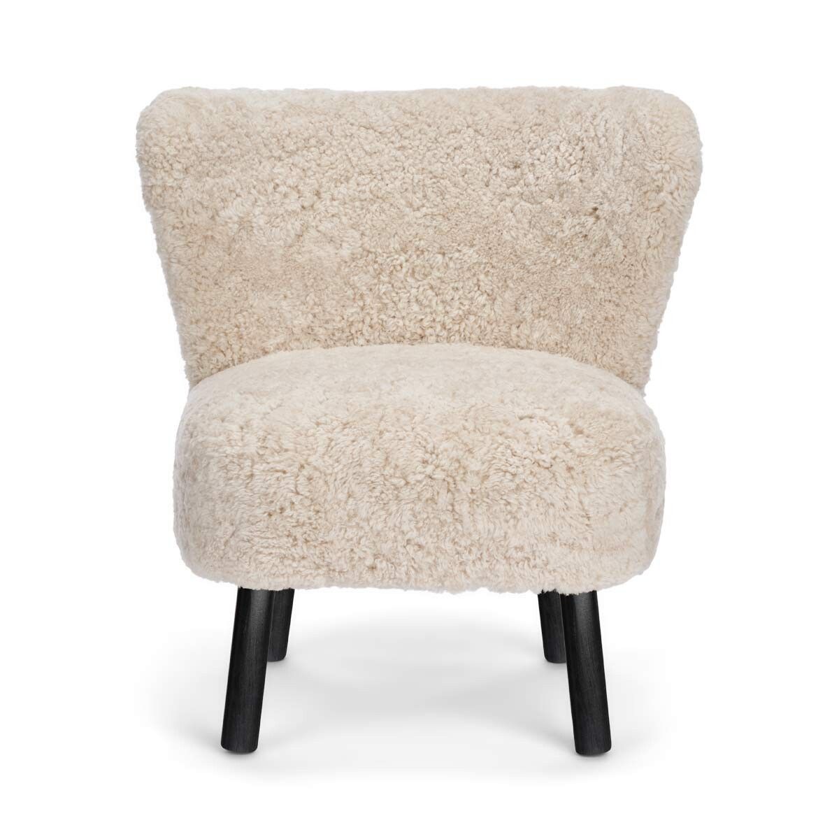 Emily Lounge Chair | Korthåret Pearl