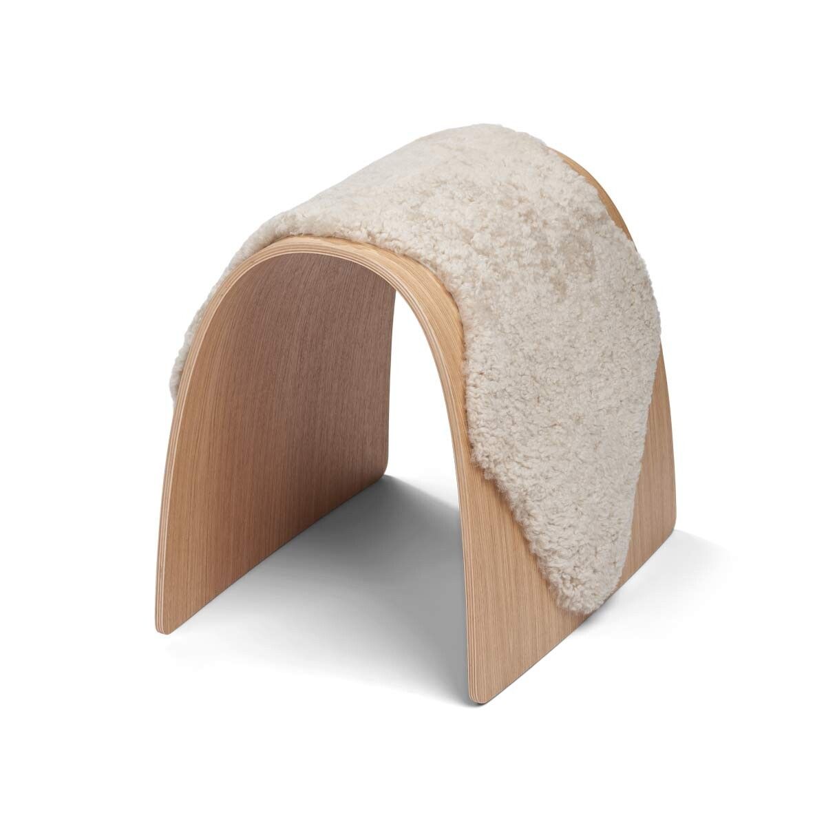 Sheep Stool cover | Korthåret | New Zealand Beige
