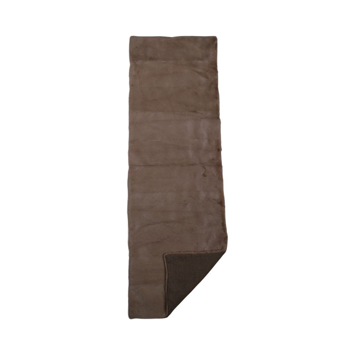 Minkpledd | Kasmirbakside | Rosa | 150x48 cm