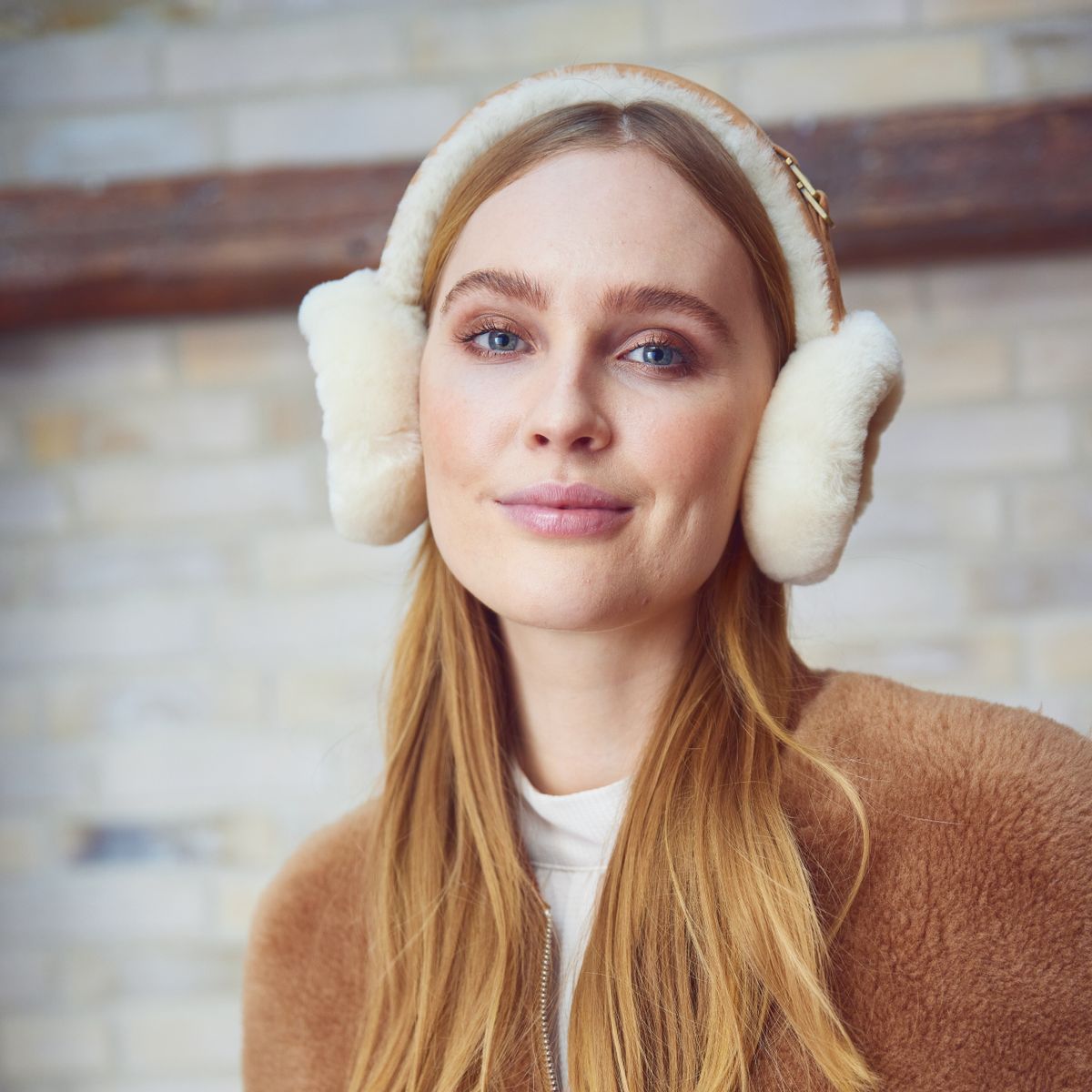 Simone ørevarmer Beige