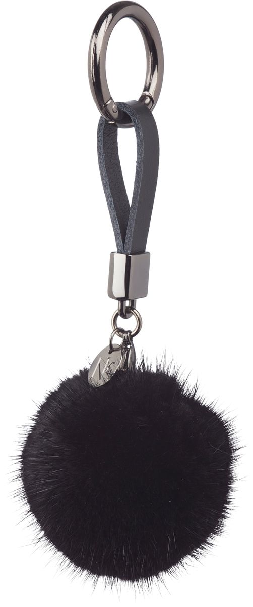 Pom Pom nøkkelring Svart