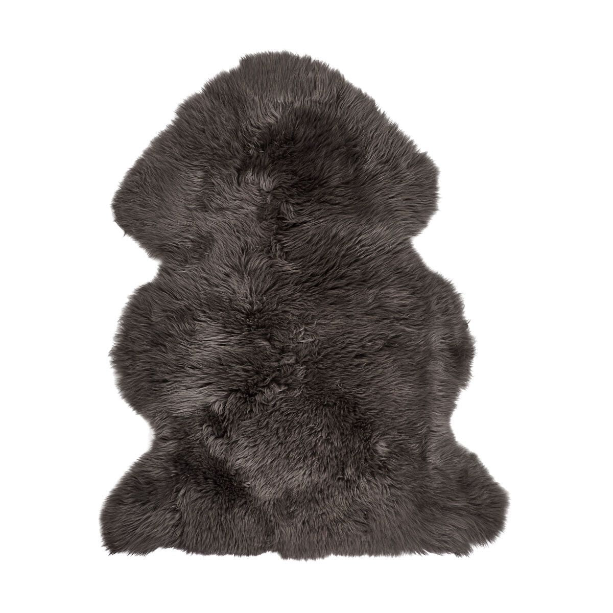 Saueskinn | Langhåret | New Zealand | 115x60 cm Mørk grå