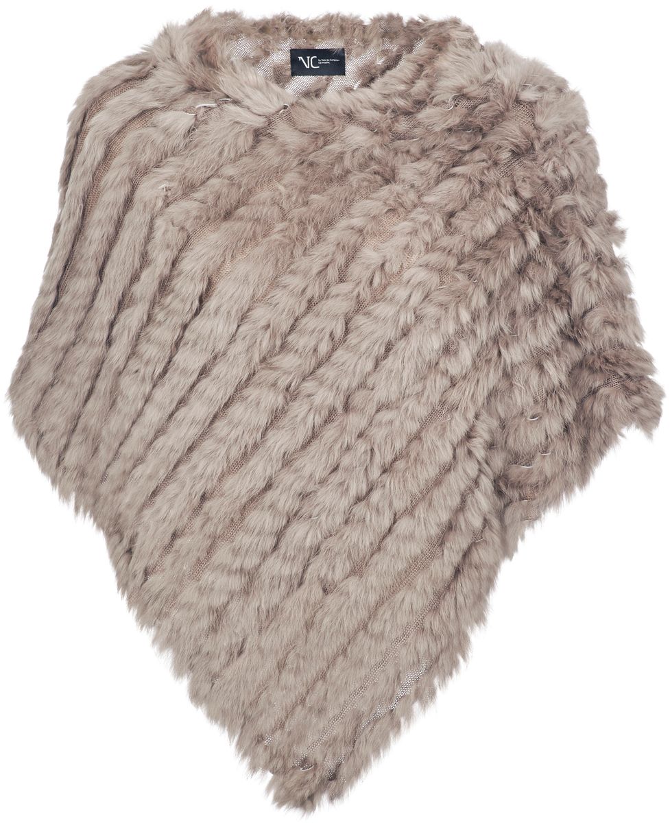Molly poncho Lysebrun