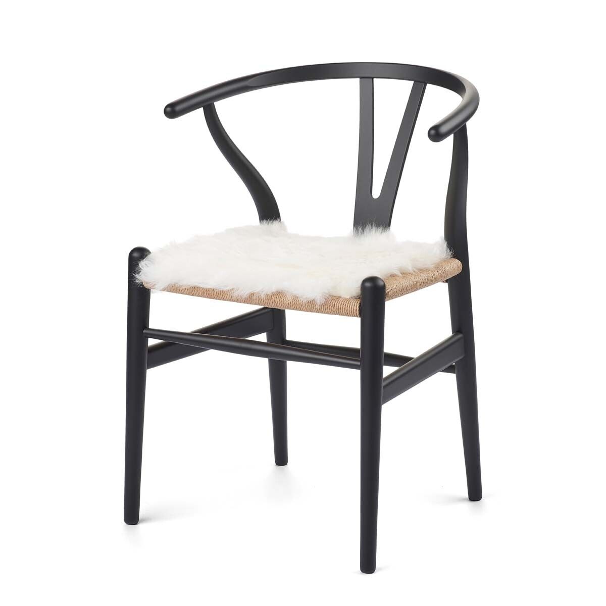 Setepute | Korthåret | Island | 40x40 cm Naturhvit