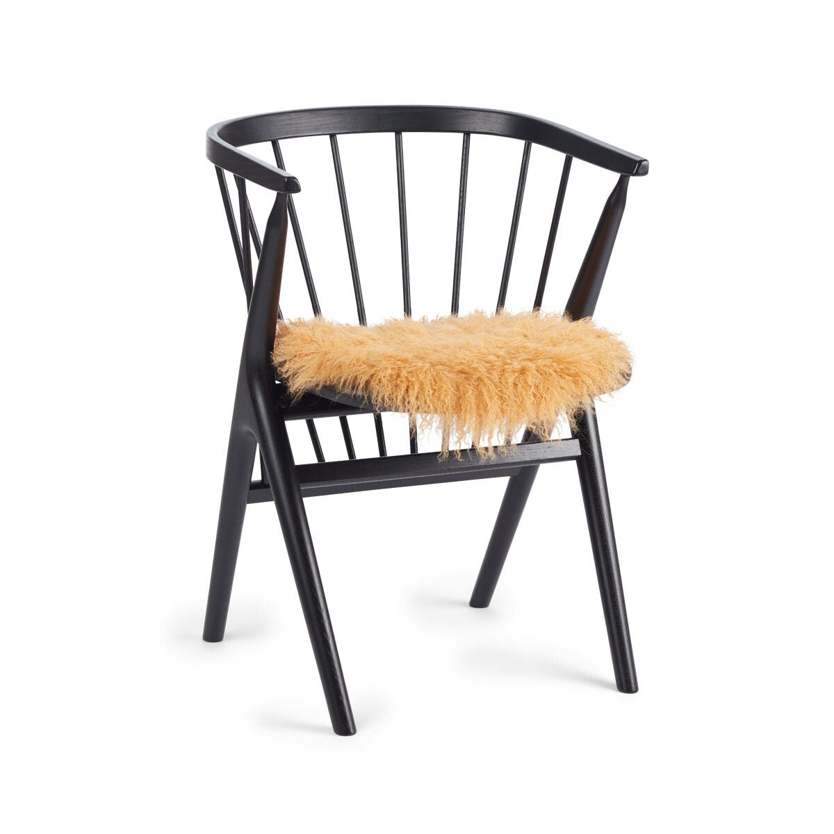 Setepute | Krøllet | Tibet | Ø38 cm Gul