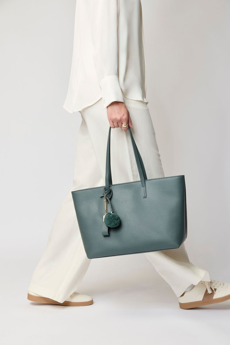 Audrey Shopper Bag Blå/Grå