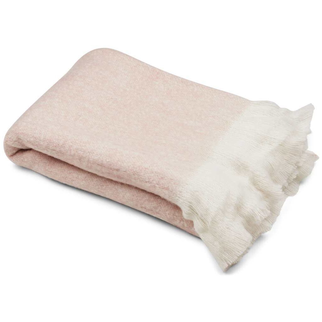 Kaste av mohairull Lys rosa