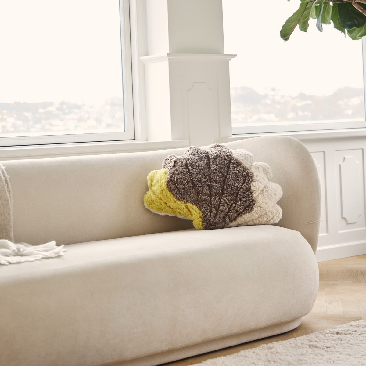 Skallpute Gul / Lysebrun / Beige