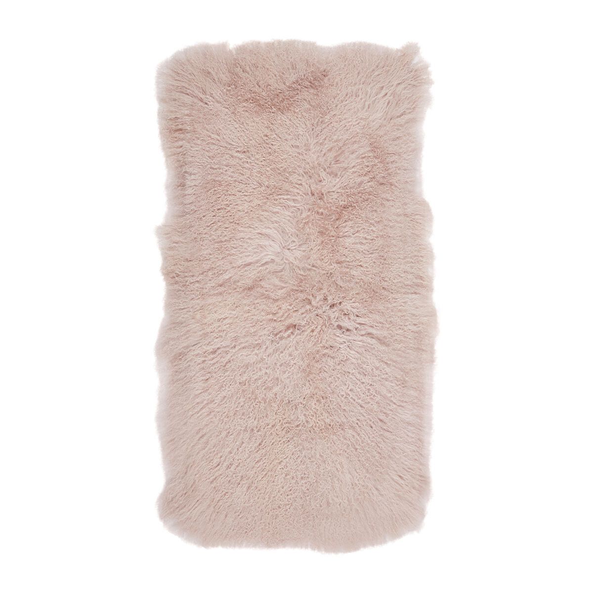 Saueskinnpledd | Krøllet | Tibet | 60x120 cm Dove