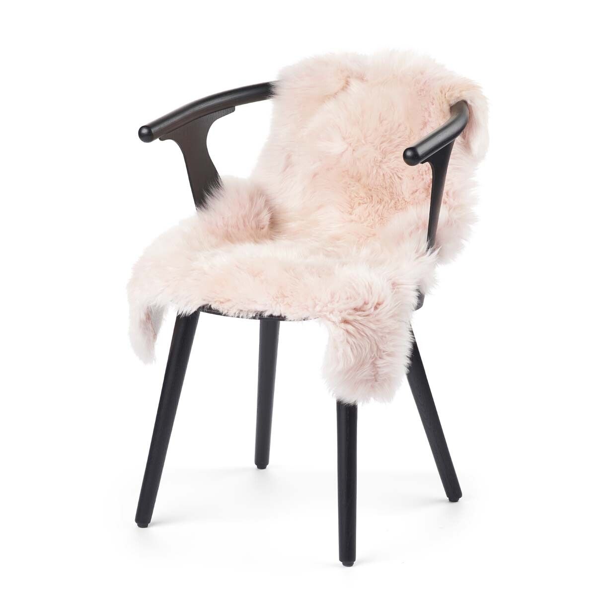 Saueskinn | Langhåret | New Zealand | 100x60 cm Lysrosa