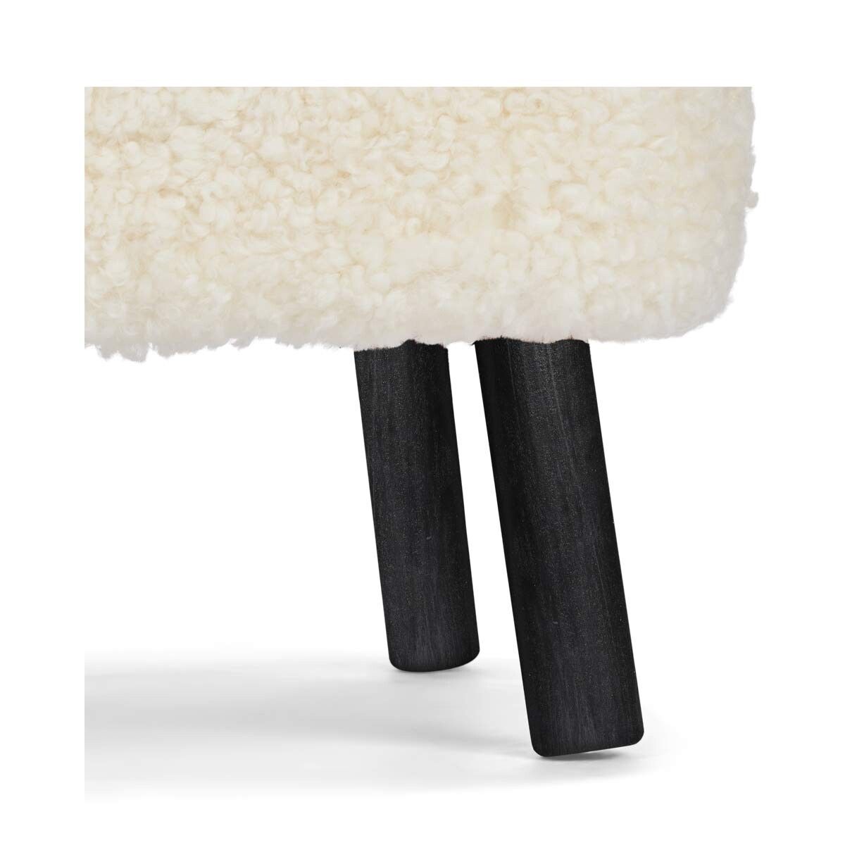 Emily fotskammel Hvit