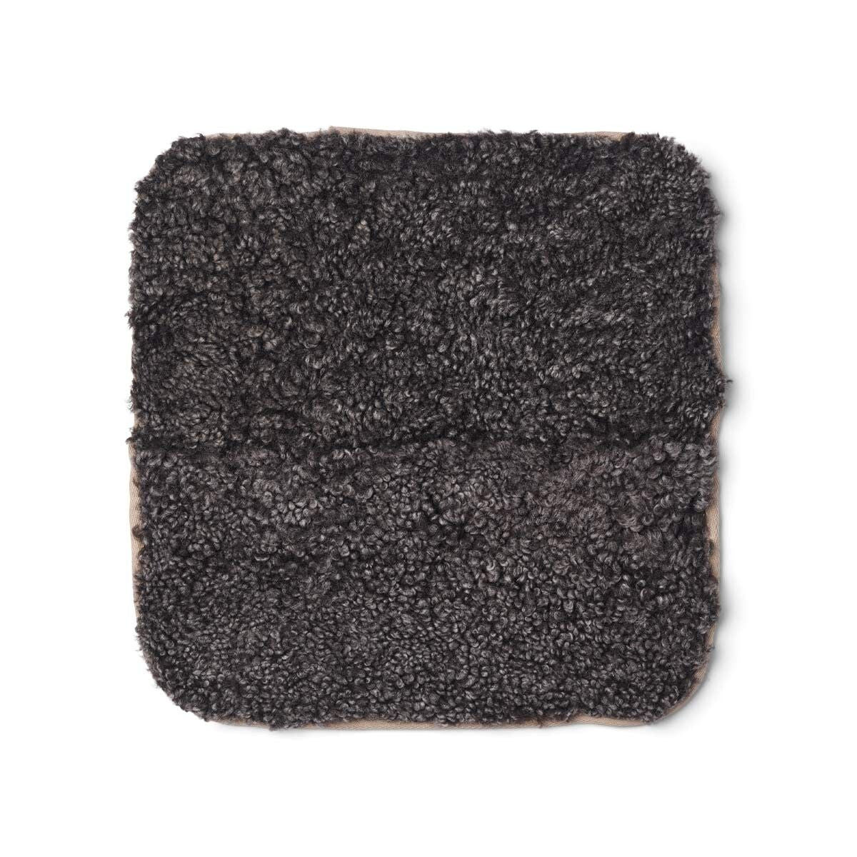 Zero Waste setepute | Korthåret | New Zealand | 35x35 cm Cappuccino