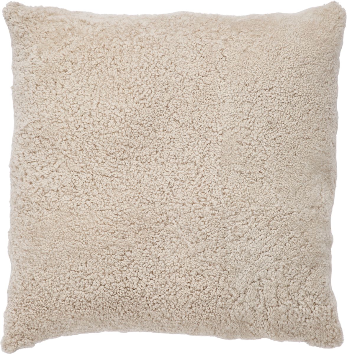Maxi Float pute | Korthåret | New Zealand | 90x90 cm Beige
