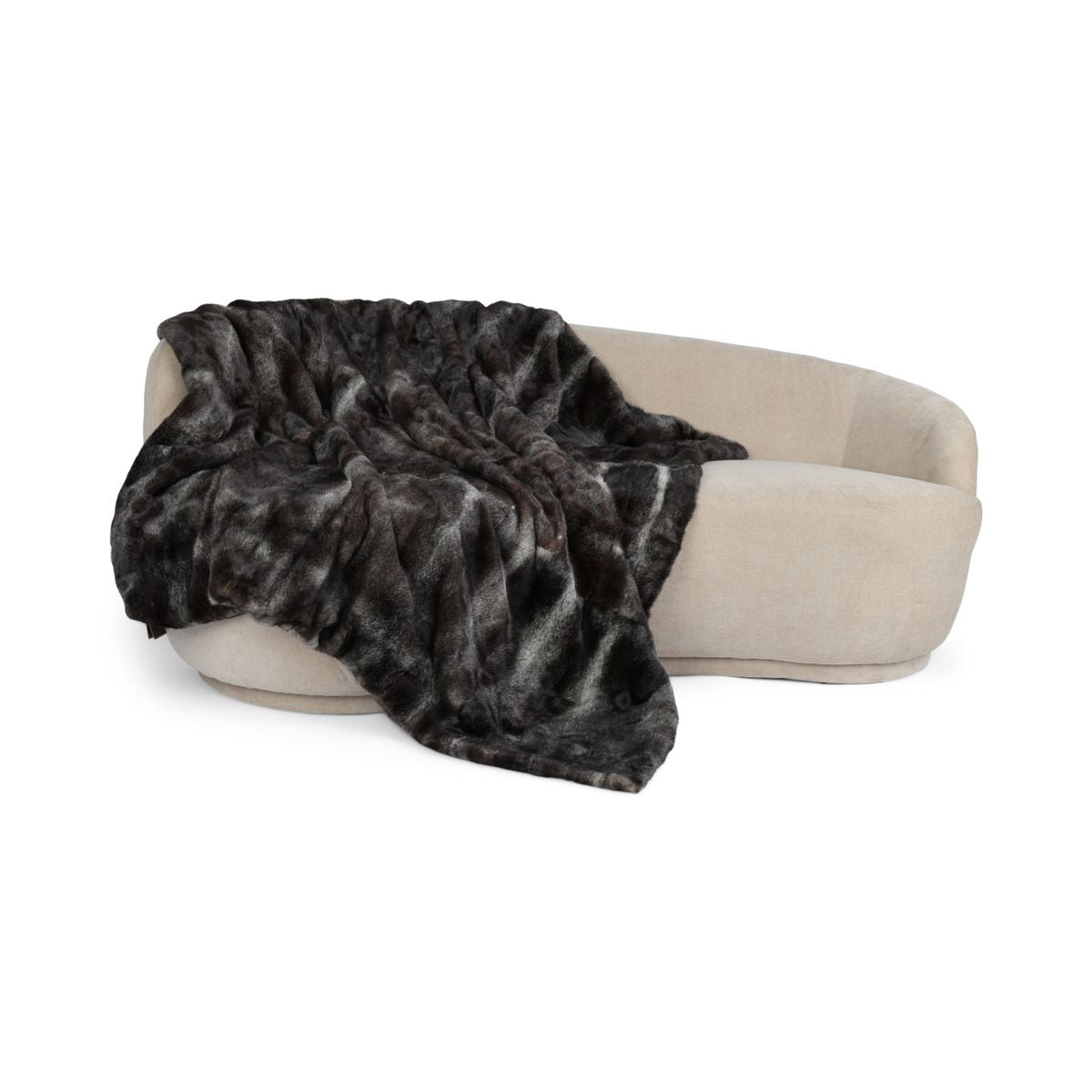 Minkpledd | Kasjmirbakside | Stardust | 150x160 cm