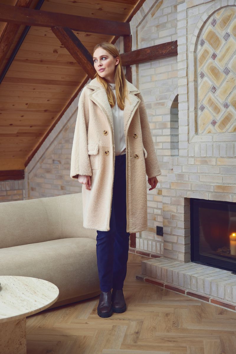 Jill jakke Beige