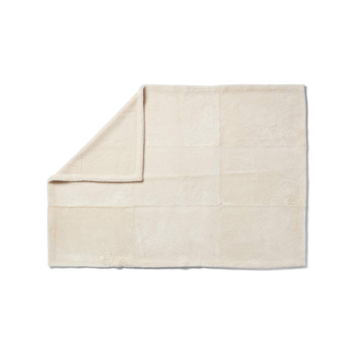 Angelina pledd | Double Face | New Zealand Beige