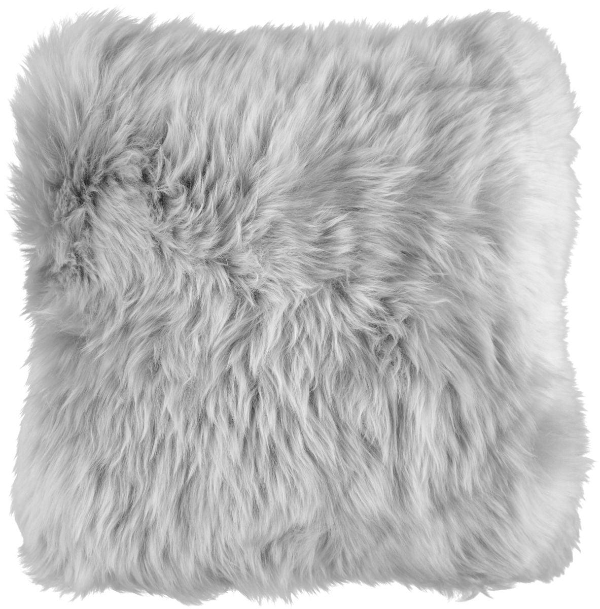 Saueskinnspute | Langhåret | New Zealand | 50x50 cm Lys Grå