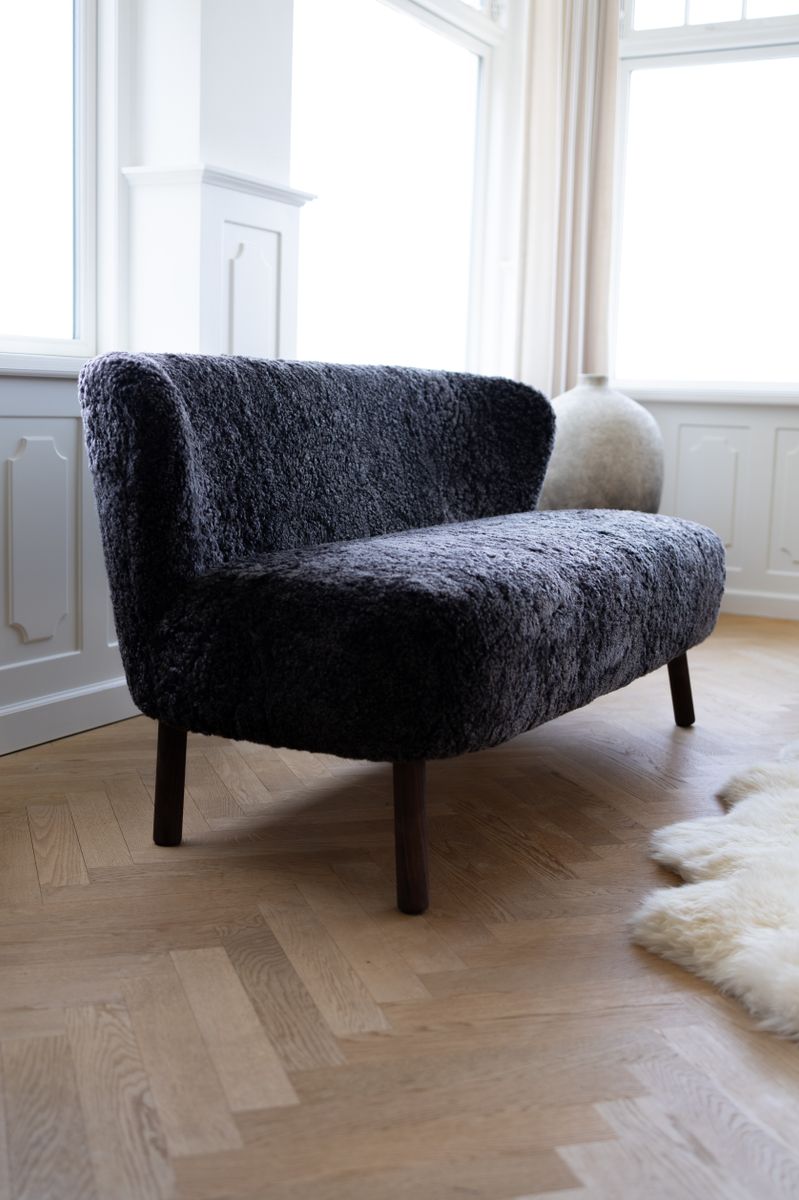Emanuel 3-seters sofa Svart