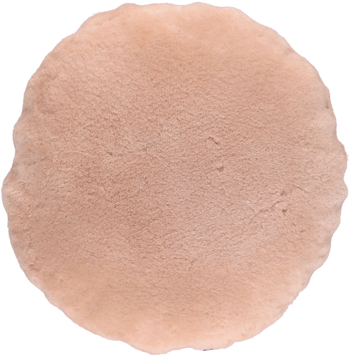 Saueskinnpute | Fløyel | Mokkasin | Dobbeltsidig | Ø45 cm & Ø62 cm Vintage Rosa