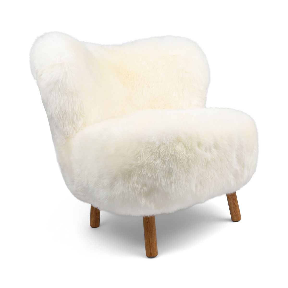 Ethan Puffy Lounge Chair Hvit