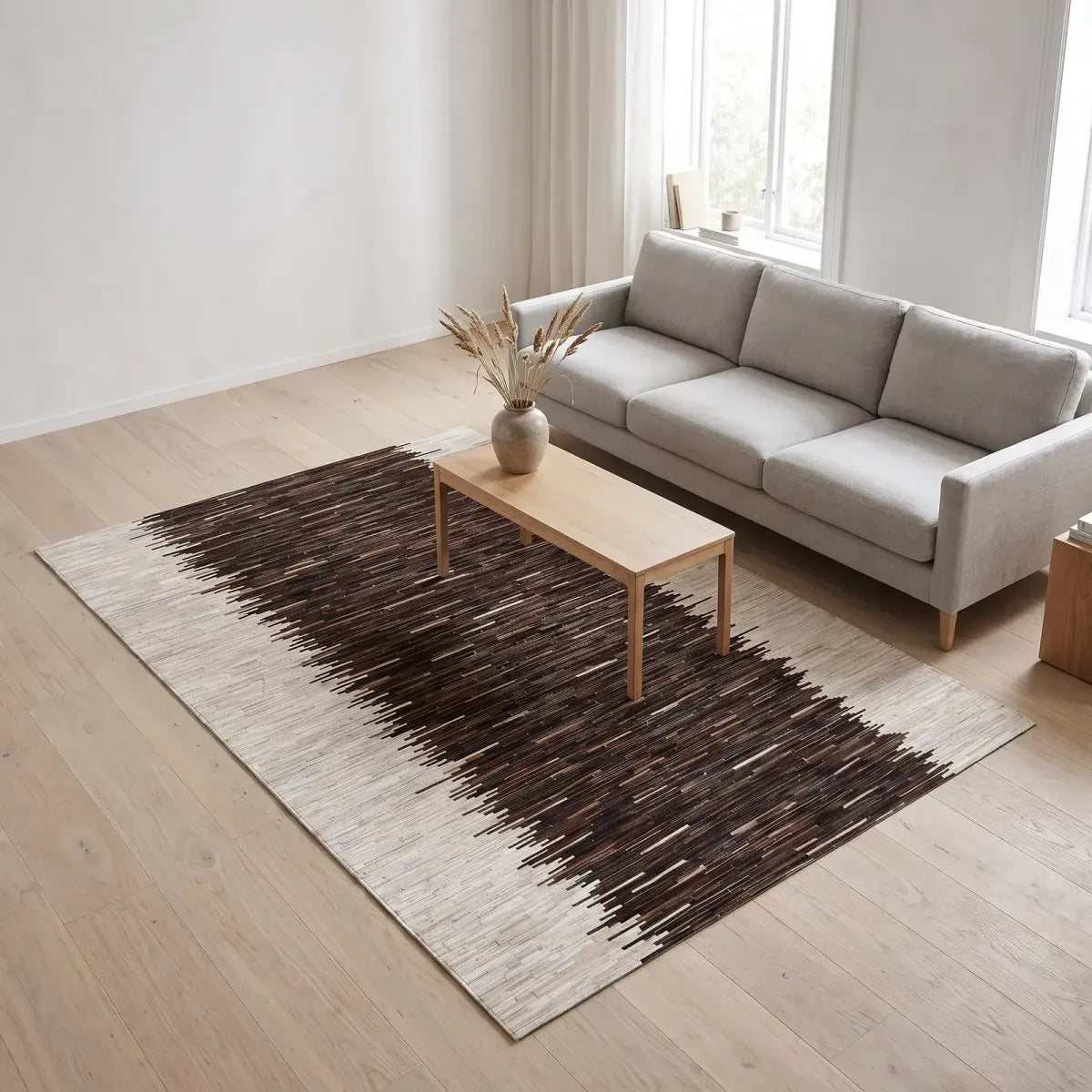 Kuskinn designteppe | Brasil | Stripe | 200x300 cm | 170x240 cm