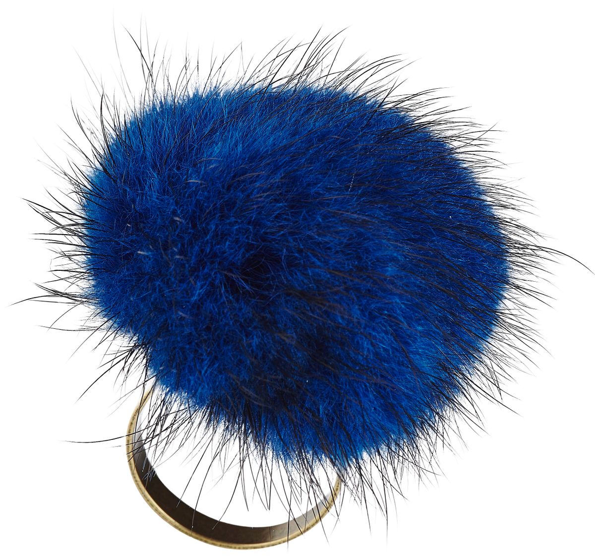 Pom Pom-ring Midnatt Blå