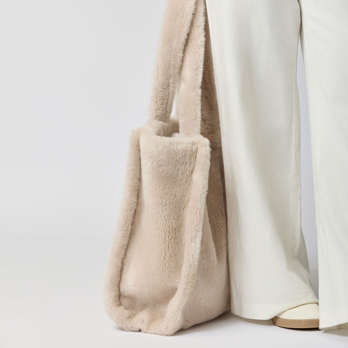 Maxi Glory shopper Brunt Lær