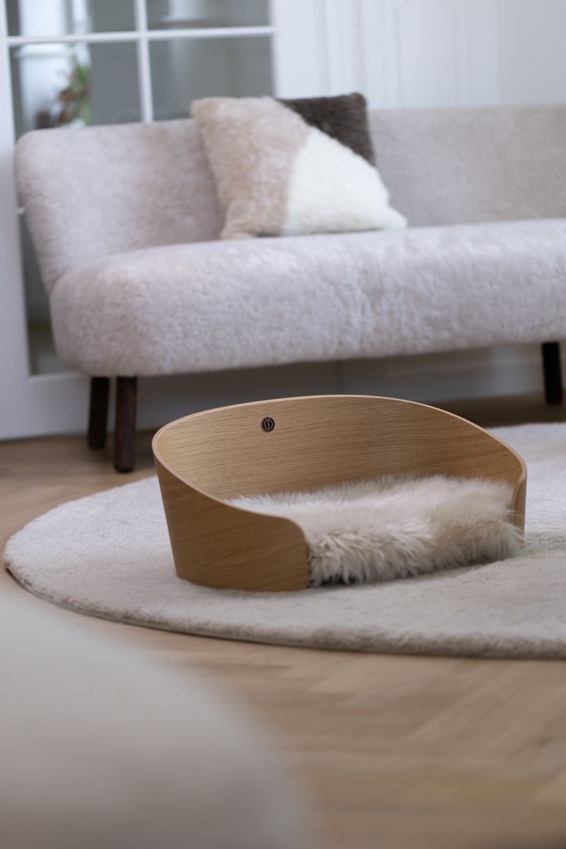 Gulvteppe | Korthåret | New Zealand | Ø140 cm Beige