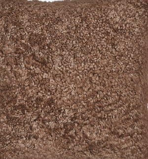 Simon Pouf kort ull Taupe