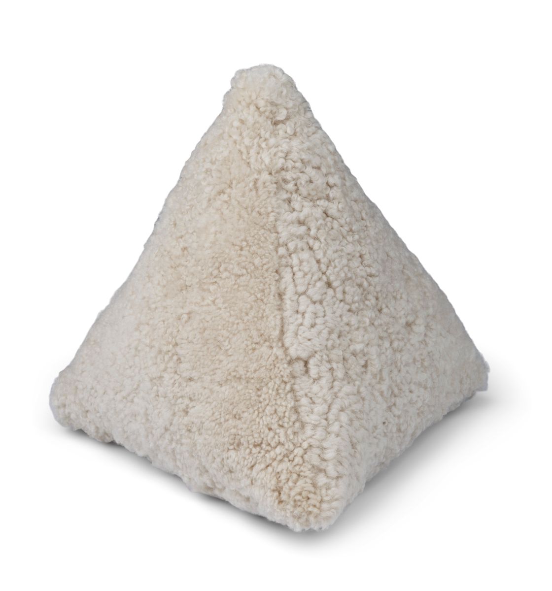 Hematite pute | Korthåret | New Zealand | 35x35x35 cm Beige