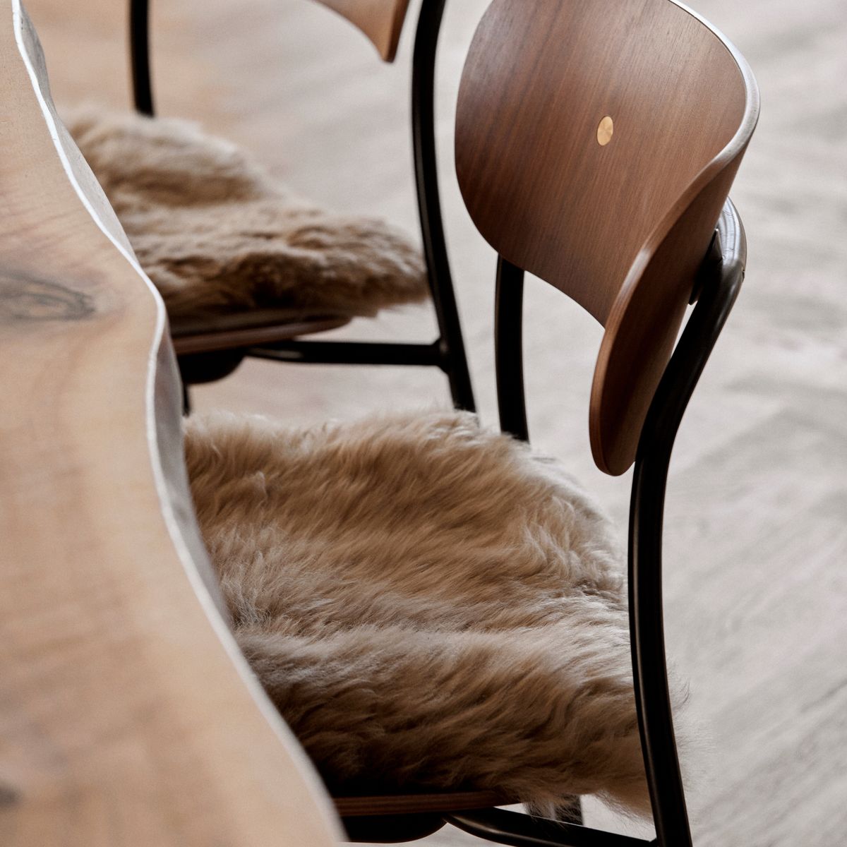 Zero Waste setepute | Langhåret | New Zealand | 35x35 cm Svart