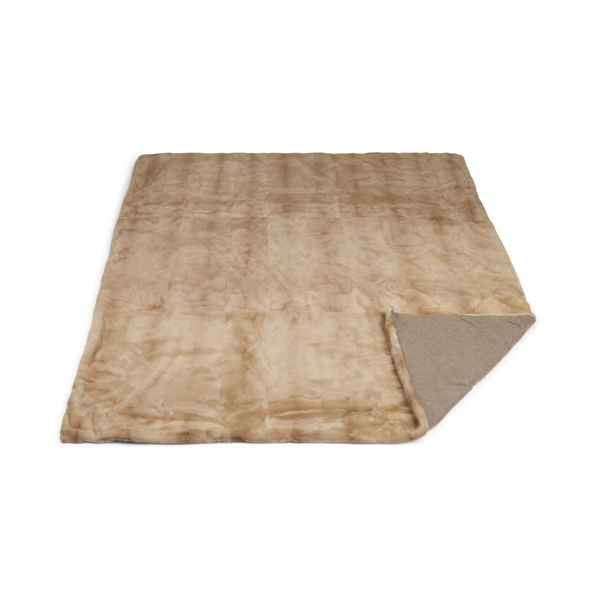 Minkpledd | Kasjmirbakside | Palomino | 165x200 cm