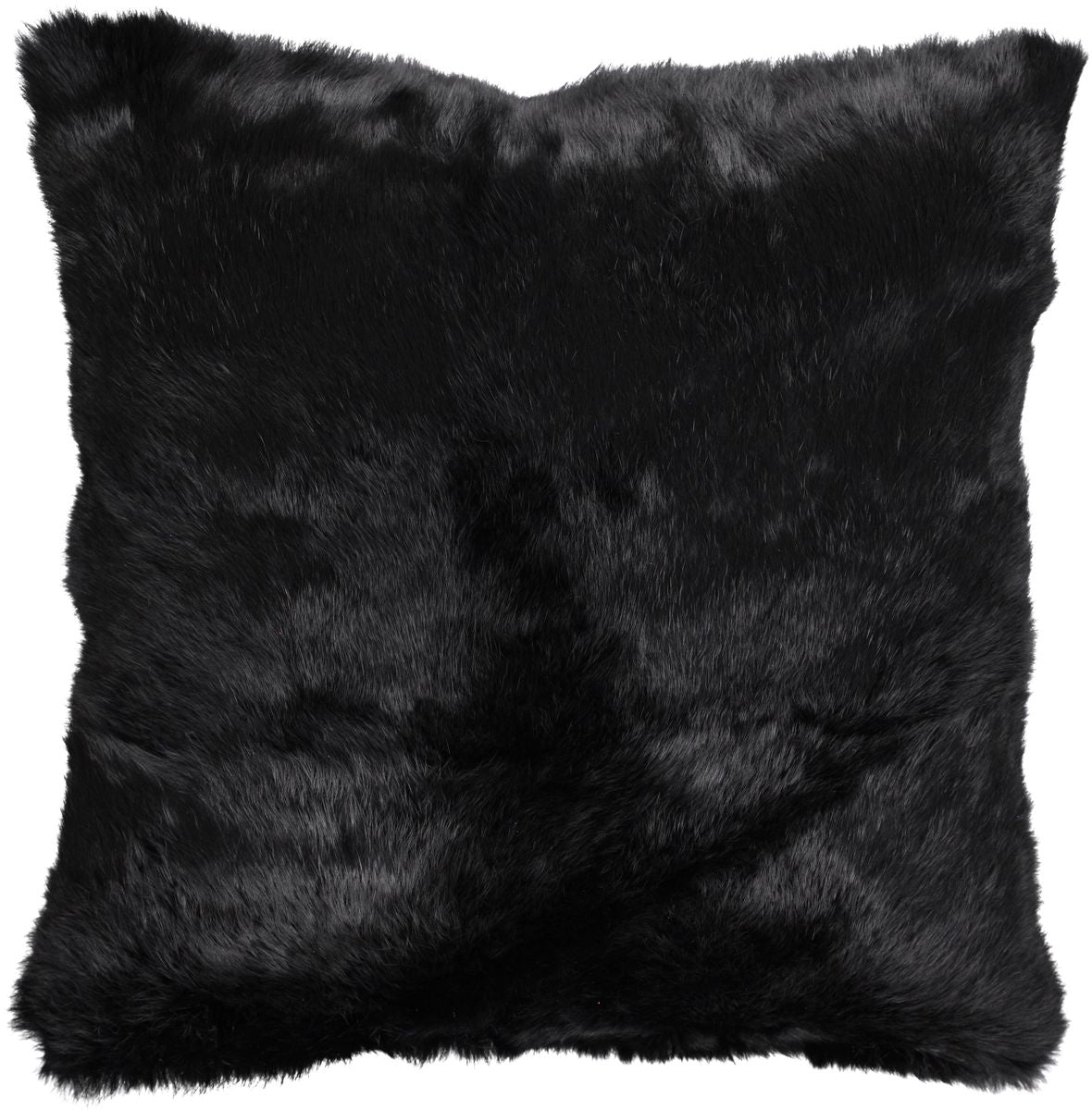 Pute | Kanin, ull | 40x40 cm Svart
