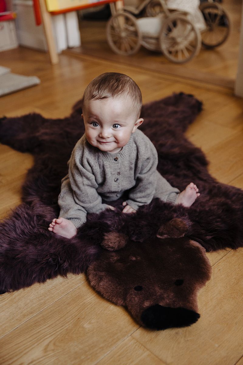 Baby Bear-teppe Brun