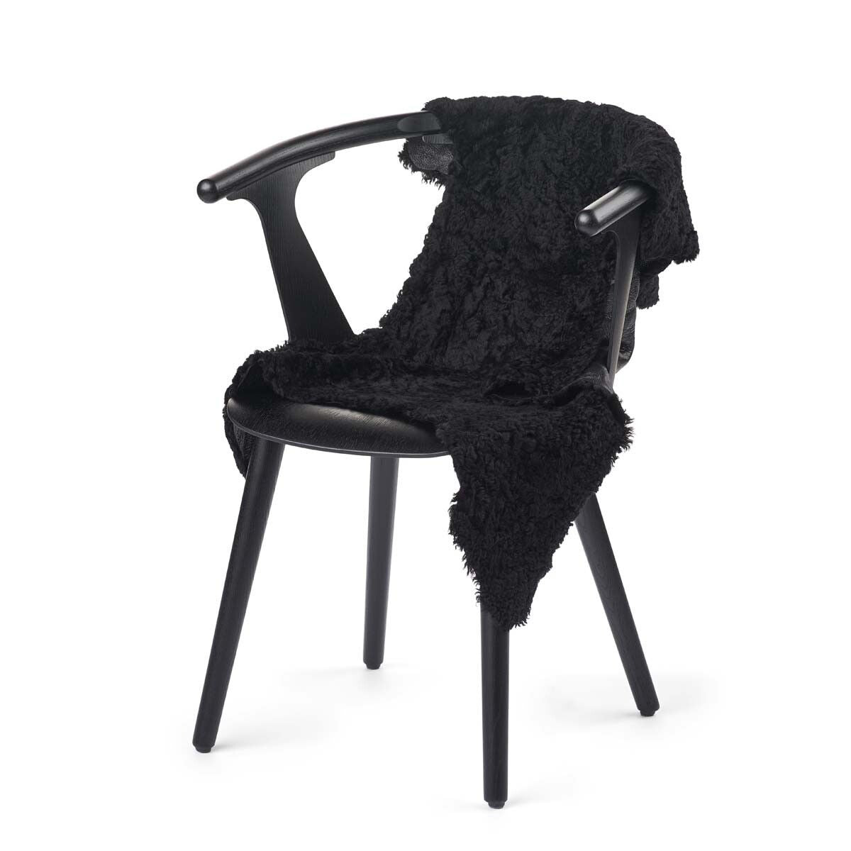 Double Face saueskinn 90x60 cm Svart