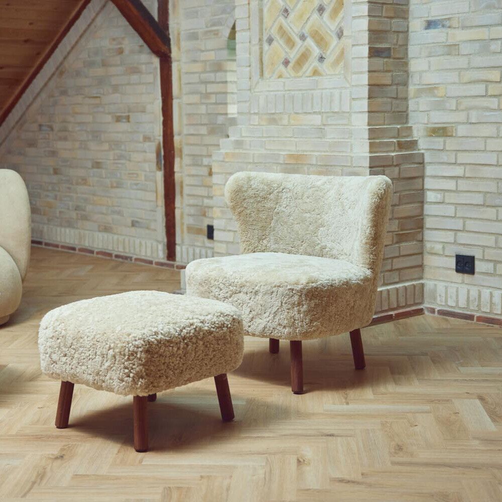 Emily fotskammel Koksgrå