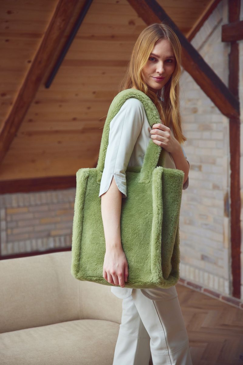 Maxi Glory Shopper Salviegrønn