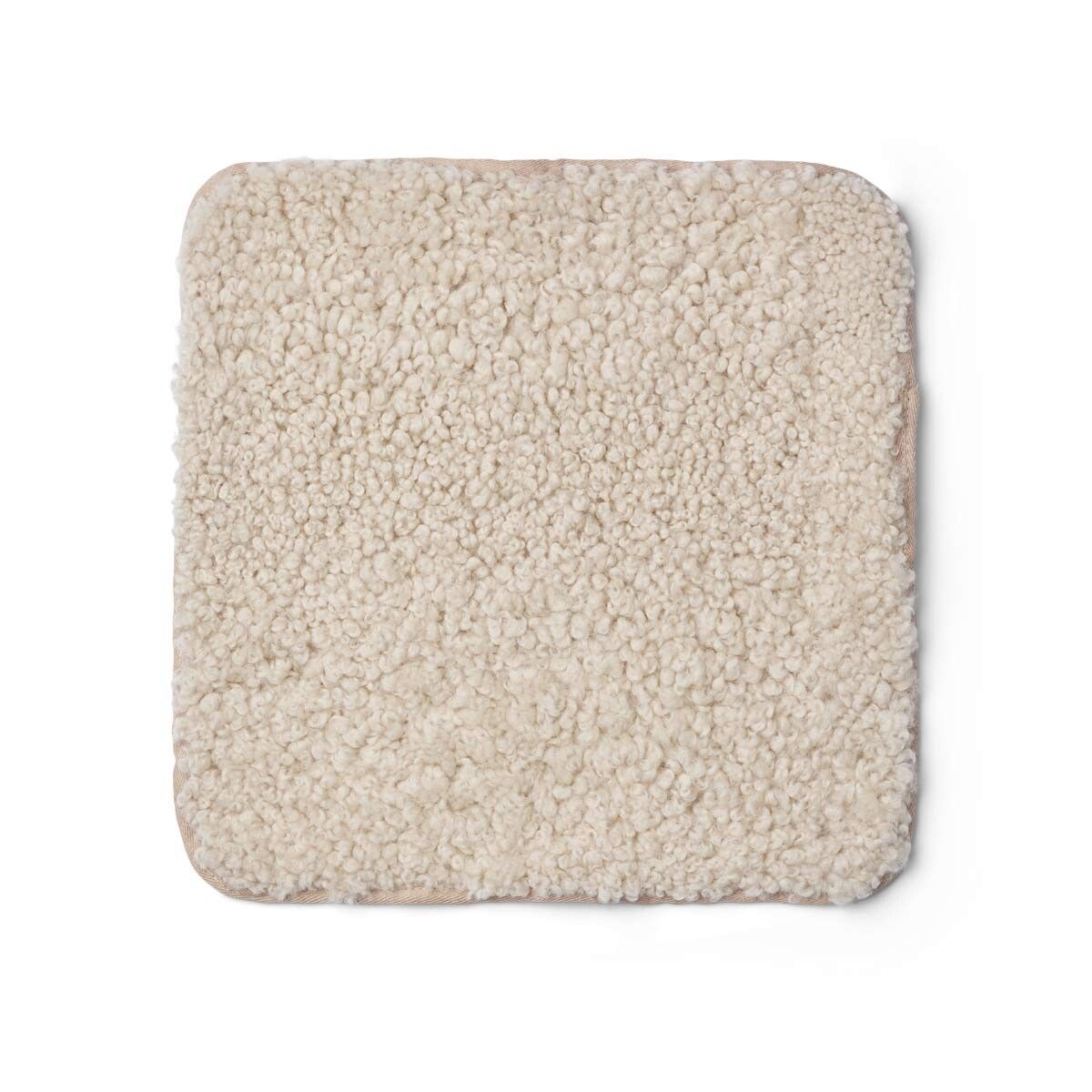 Zero Waste setepute | Korthåret | New Zealand | 35x35 cm Pearl