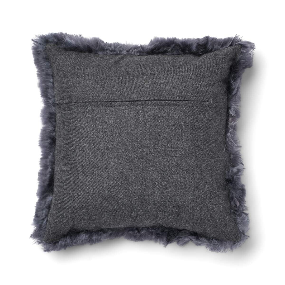 Alpakaullpute | Langhåret | 40x40 cm, 30x60 cm & 60x60 cm Mørk grå