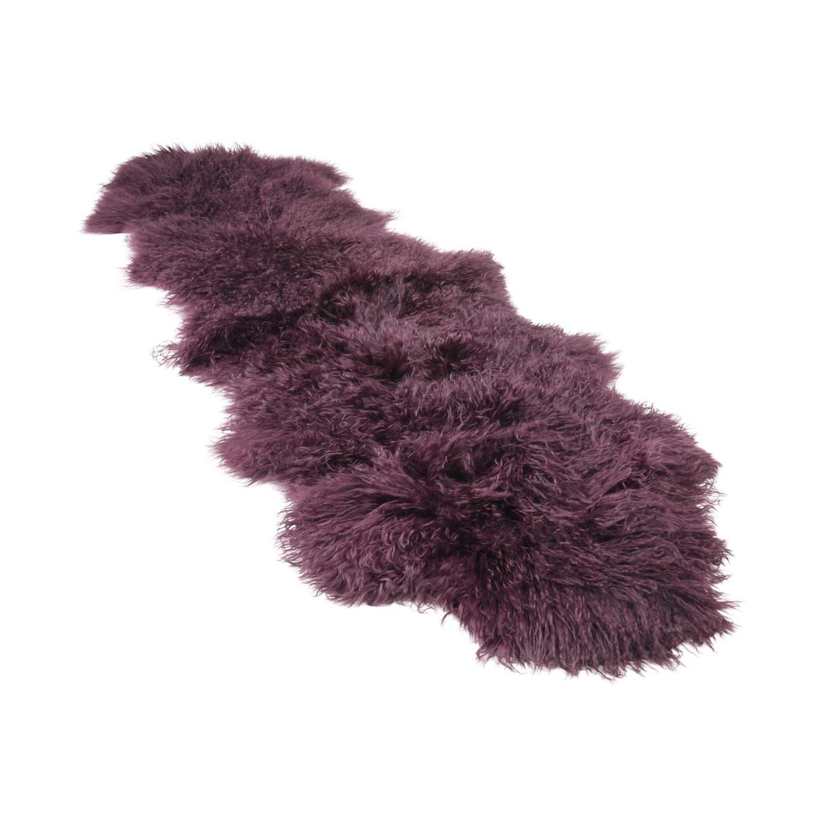 Dobbelt saueskinn | Tibet | 150x55 cm Lilla