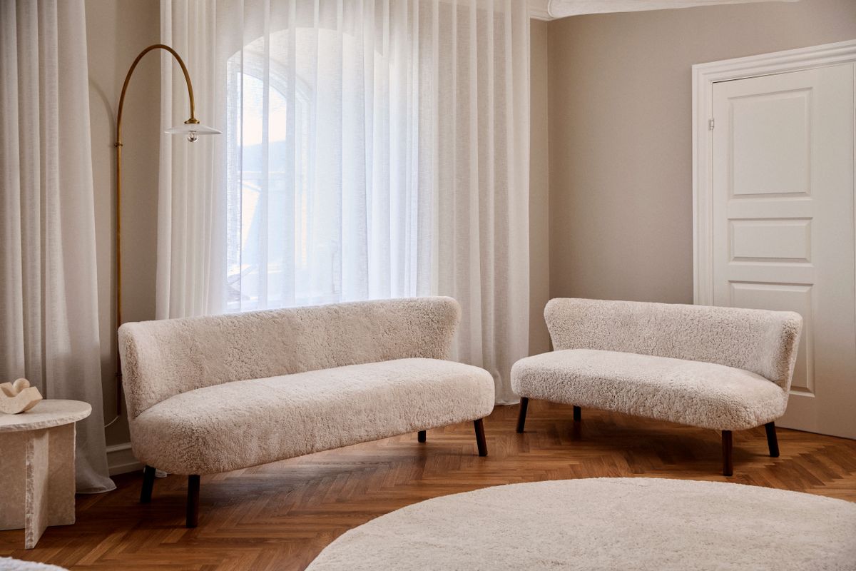 Emanuel 3-seters sofa Pearl