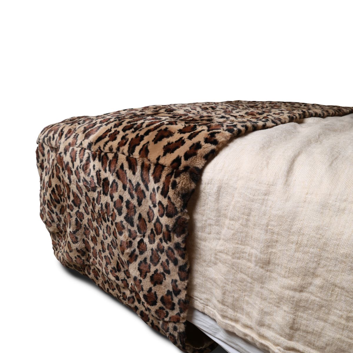 Premium Sengeteppe | Rex Rabbit | 238 x 55 cm Leopard