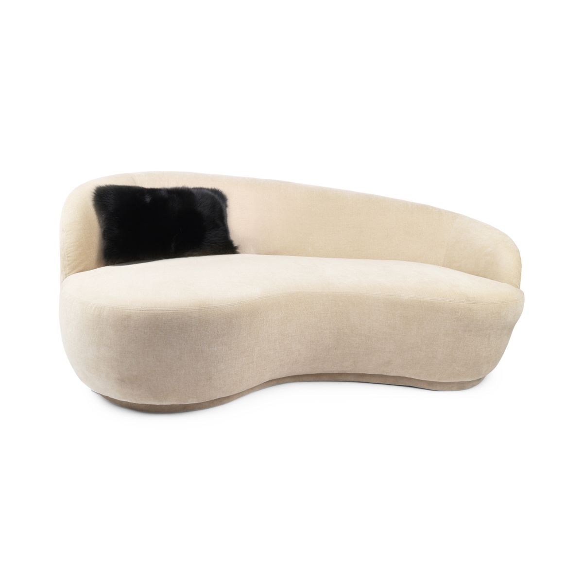 Premium Revepute | Kasmirbakside | Norge | Svart | 54x34 cm