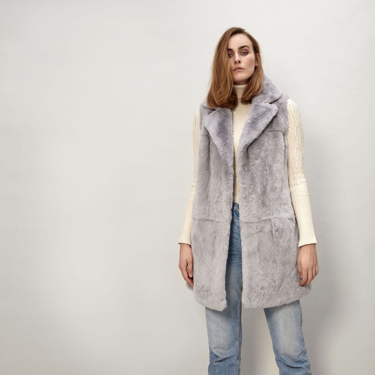 Brooklyn vest Gråbrun