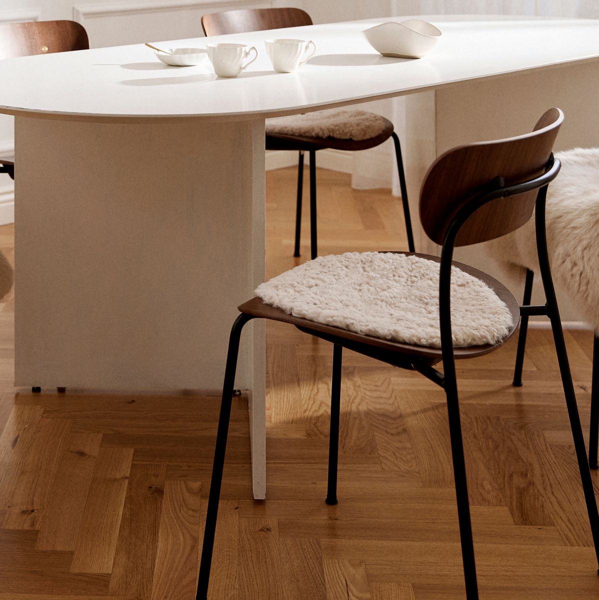 Setepute | Korthåret | New Zealand | Ø34 cm Grå