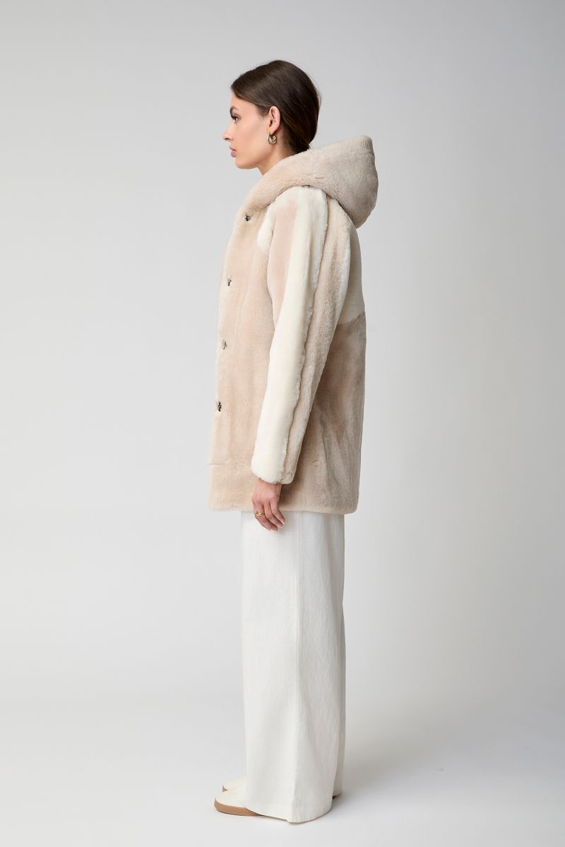 Leah-jakke Beige/Brun