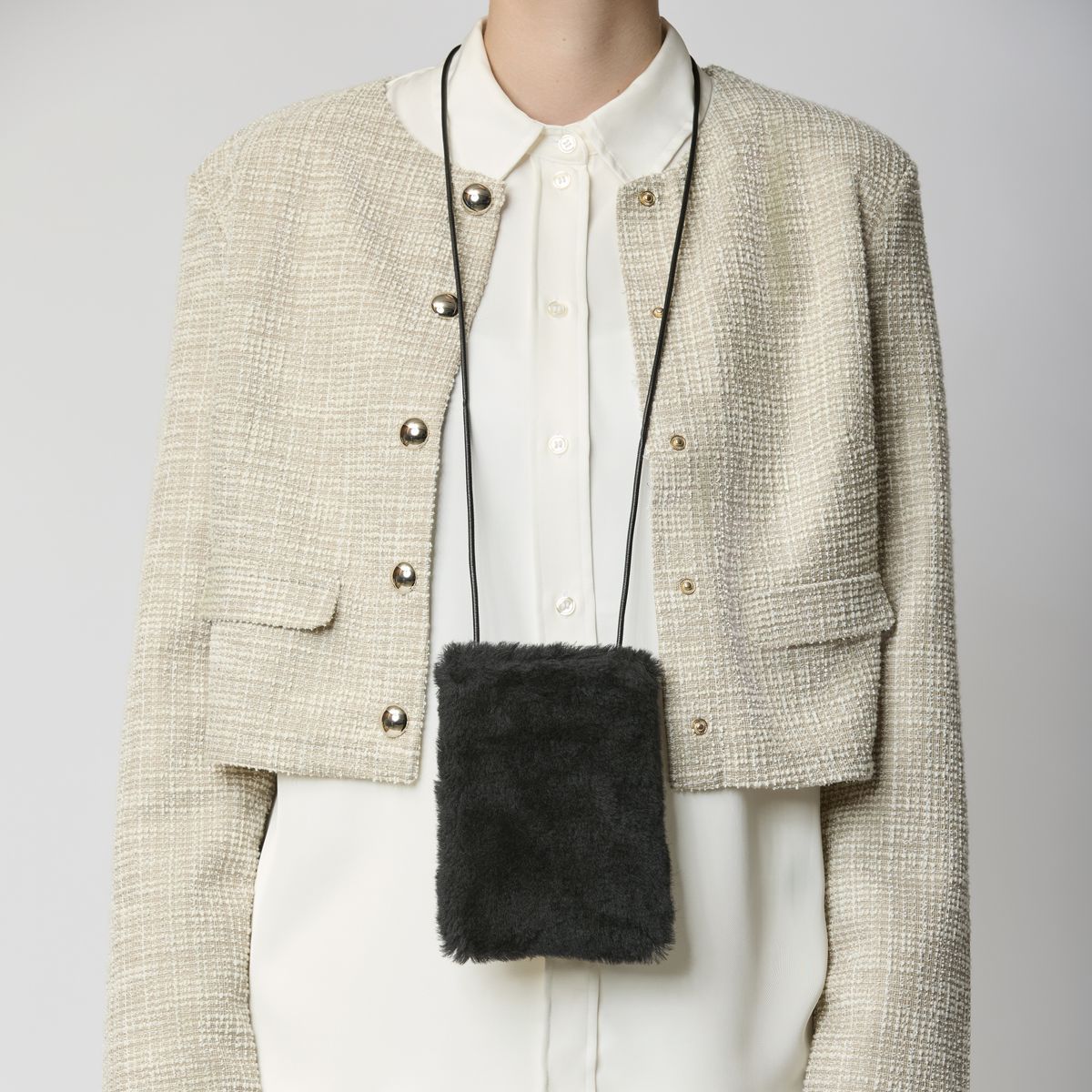 Gwen mobilveske Beige