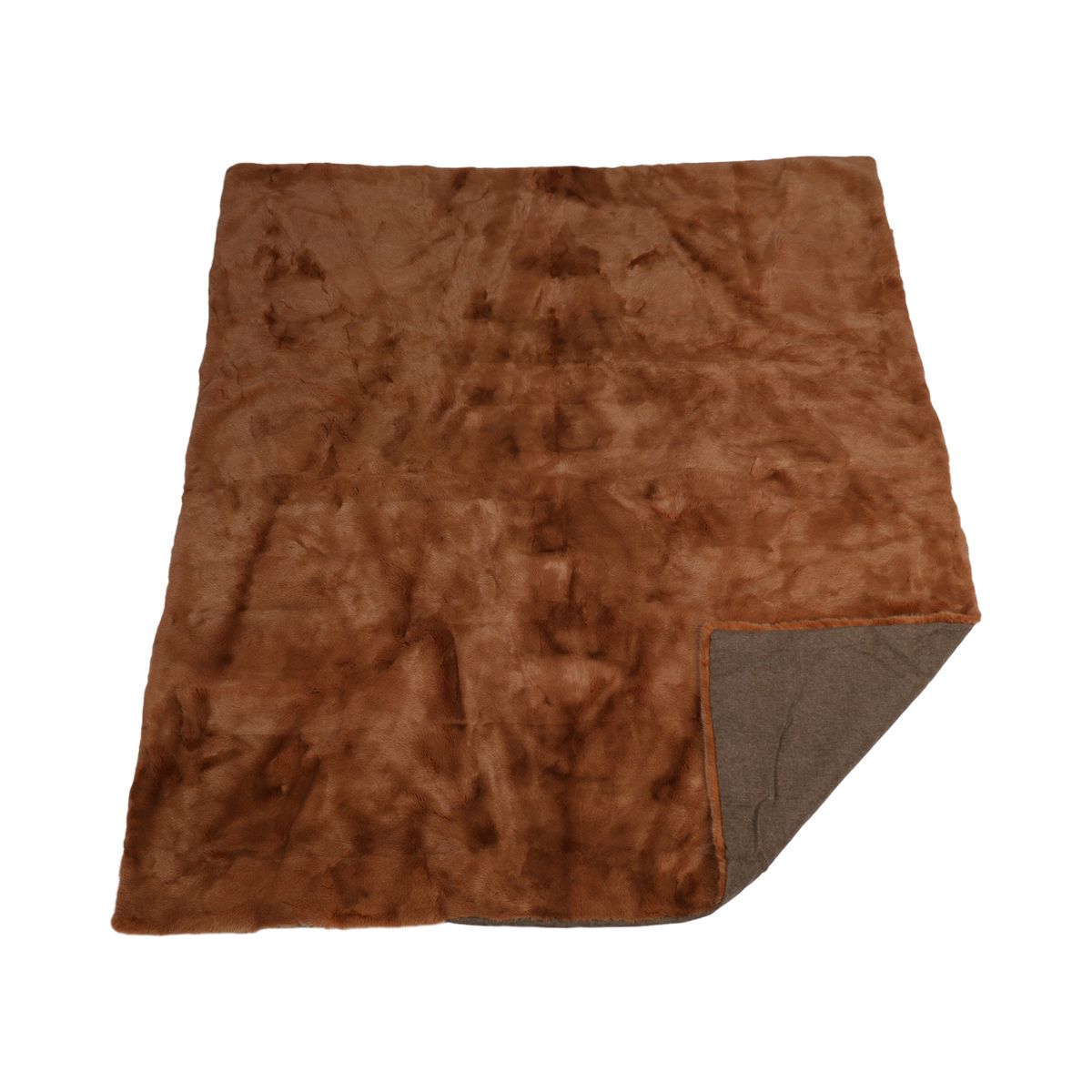 Minkpledd | Kashmirbakside | Camel | 140 x 160 cm