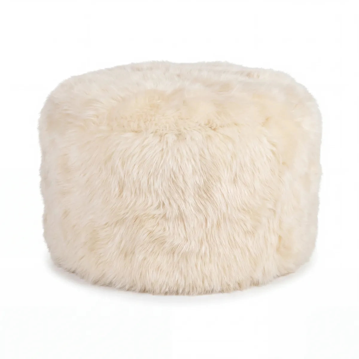 Skandi Footrest | Langhåret Saueksinn | New Zealand Beige